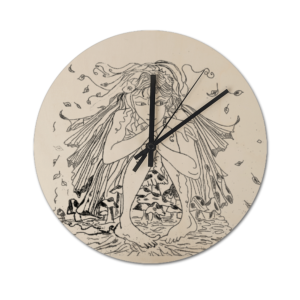 The Magical Meadow Fairy Wooden Wall Clock