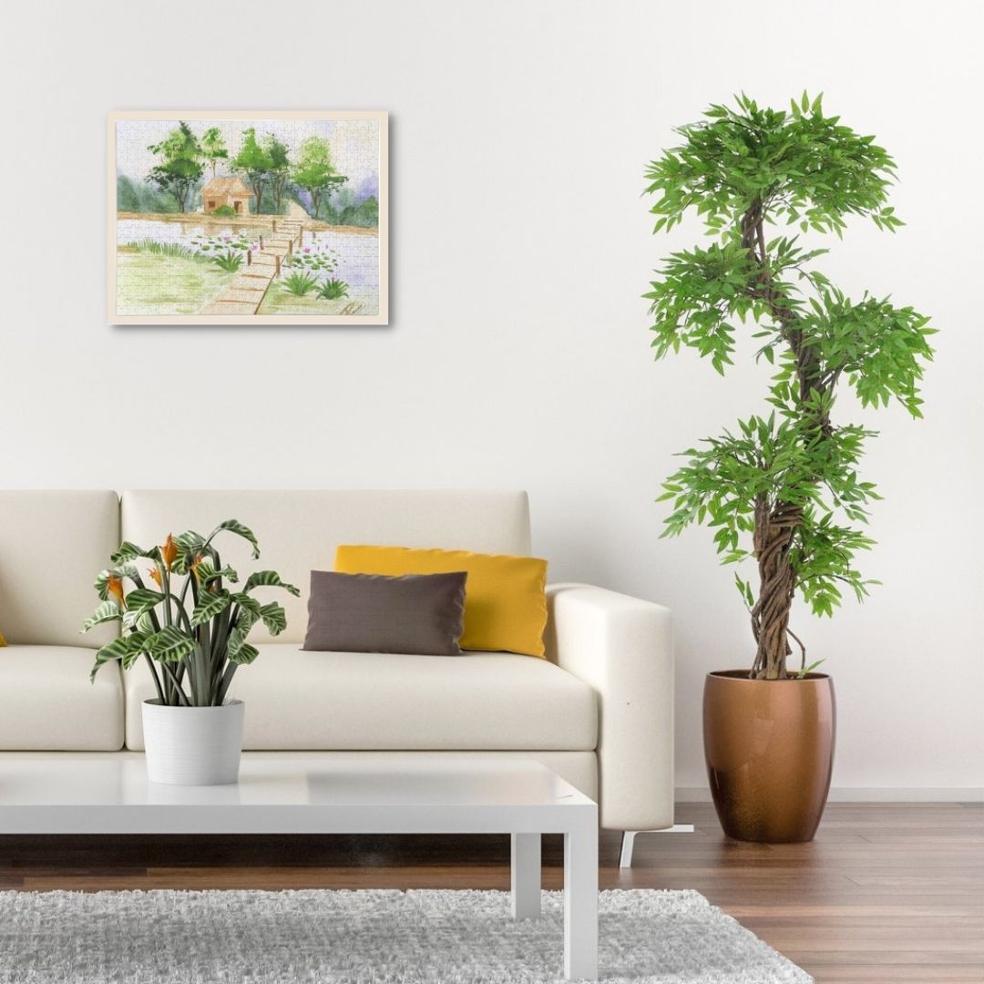 Beyond the Lily Pond Jigsaw Puzzle - Image 3