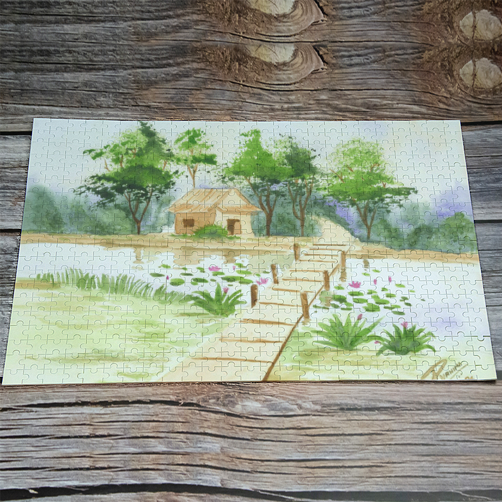 Beyond the Lily Pond Jigsaw Puzzle - Image 2