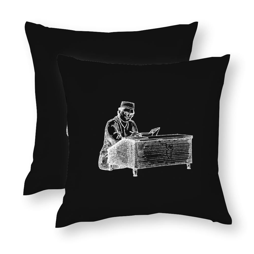 A Scholar's Words - Crafting My Heritage Throw Pillowcase - Image 5