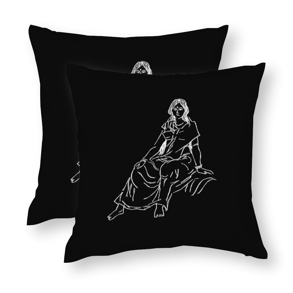 A Woman's Awakening - Shapes of My Heritage Throw Pillowcase - Image 5