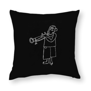 The Shehnai Musician – Crafting My Heritage Throw Pillowcase