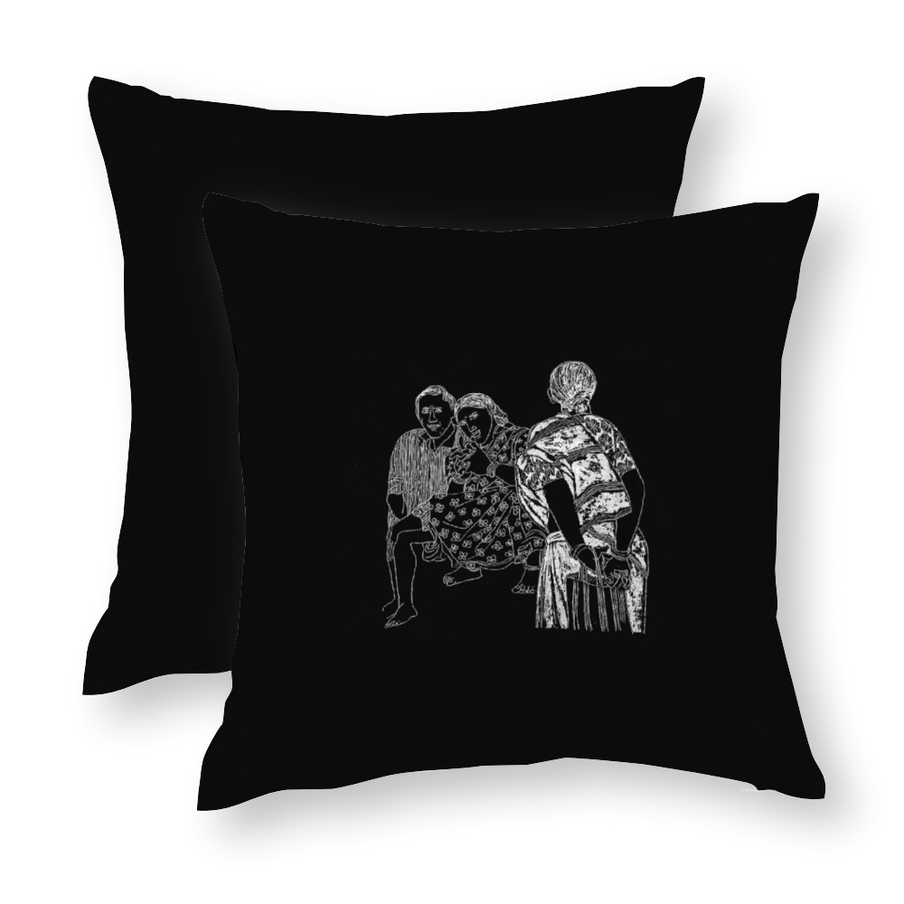 The Onlooker - Stories from My Heritage Throw Pillowcase - Image 5
