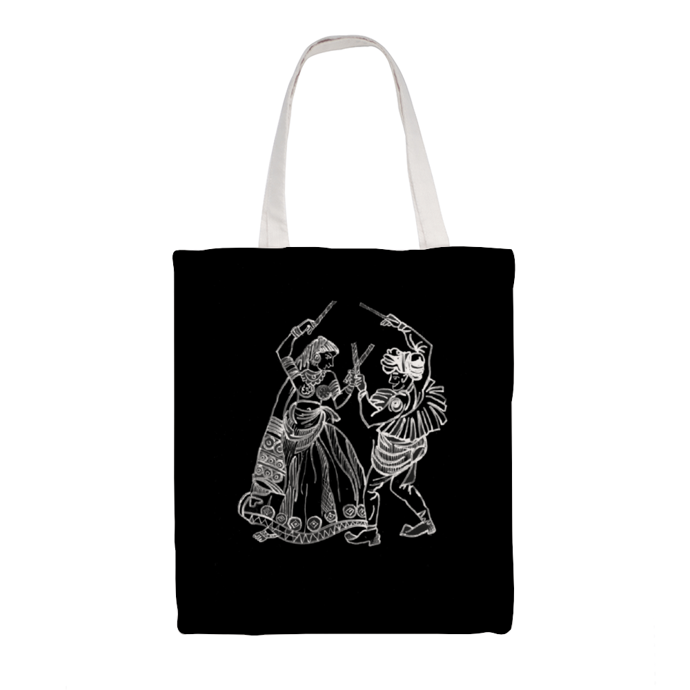 Rhythm of Dandiya - Dancing to My Heritage Tote Bag