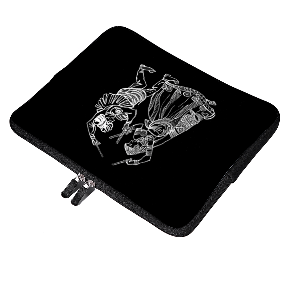 A Rhythm of Dandiya - Dancing to My Heritage Laptop Sleeve - Image 4