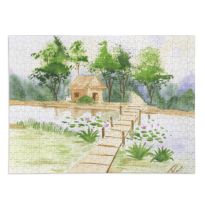 Beyond the Lily Pond Jigsaw Puzzle