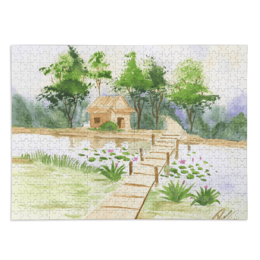 Beyond the Lily Pond Jigsaw Puzzle