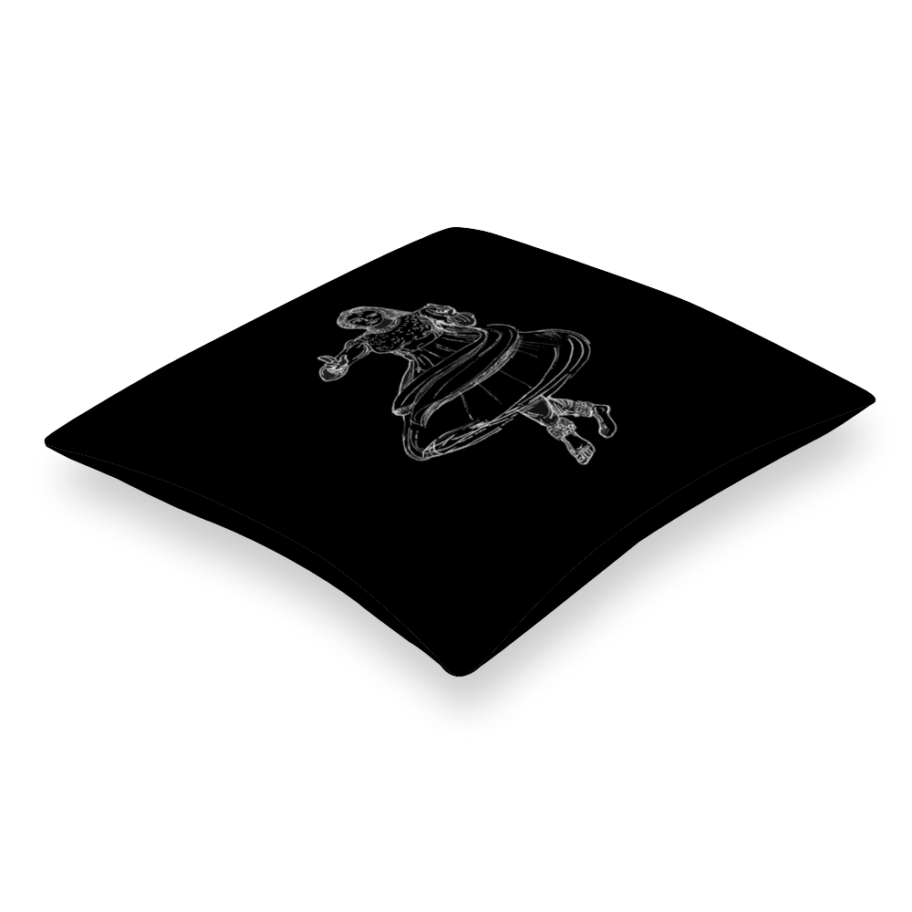 Spin to Kathak - Dancing to My Heritage Throw Pillowcase - Image 3
