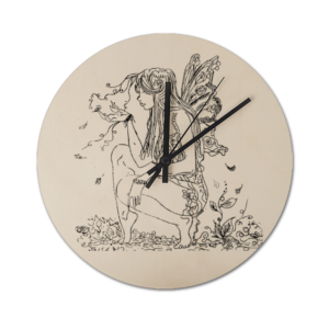 The Dreamcatcher Fairy Wooden Wall Clock