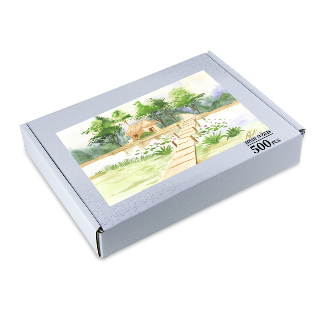 Beyond the Lily Pond Jigsaw Puzzle - Image 6
