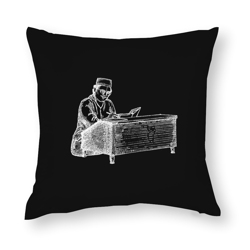 A Scholar's Words - Crafting My Heritage Throw Pillowcase