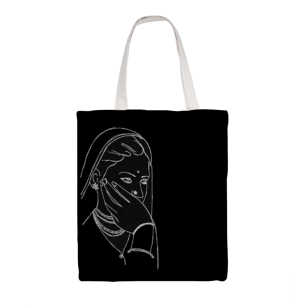 Portrait of a Woman - Faces of My Heritage Tote Bag