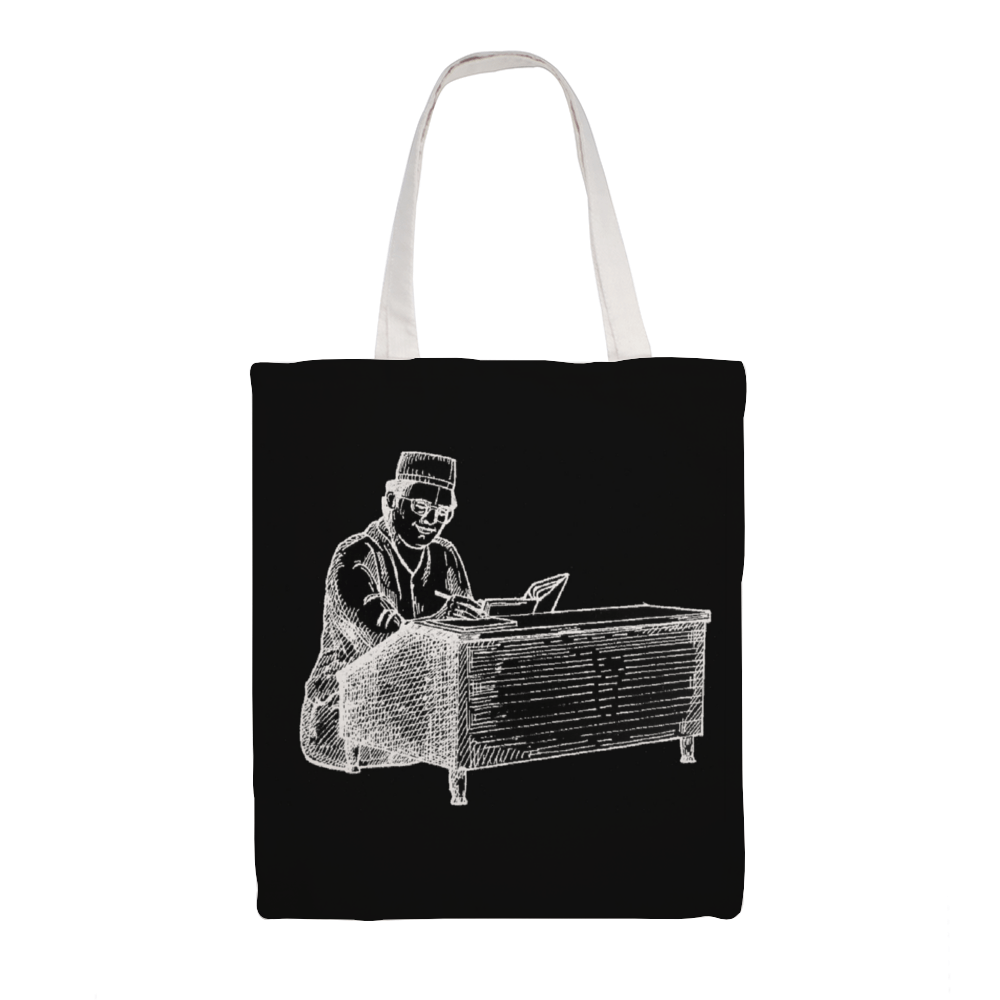 A Scholar's Words - Crafting My Heritage Tote Bag