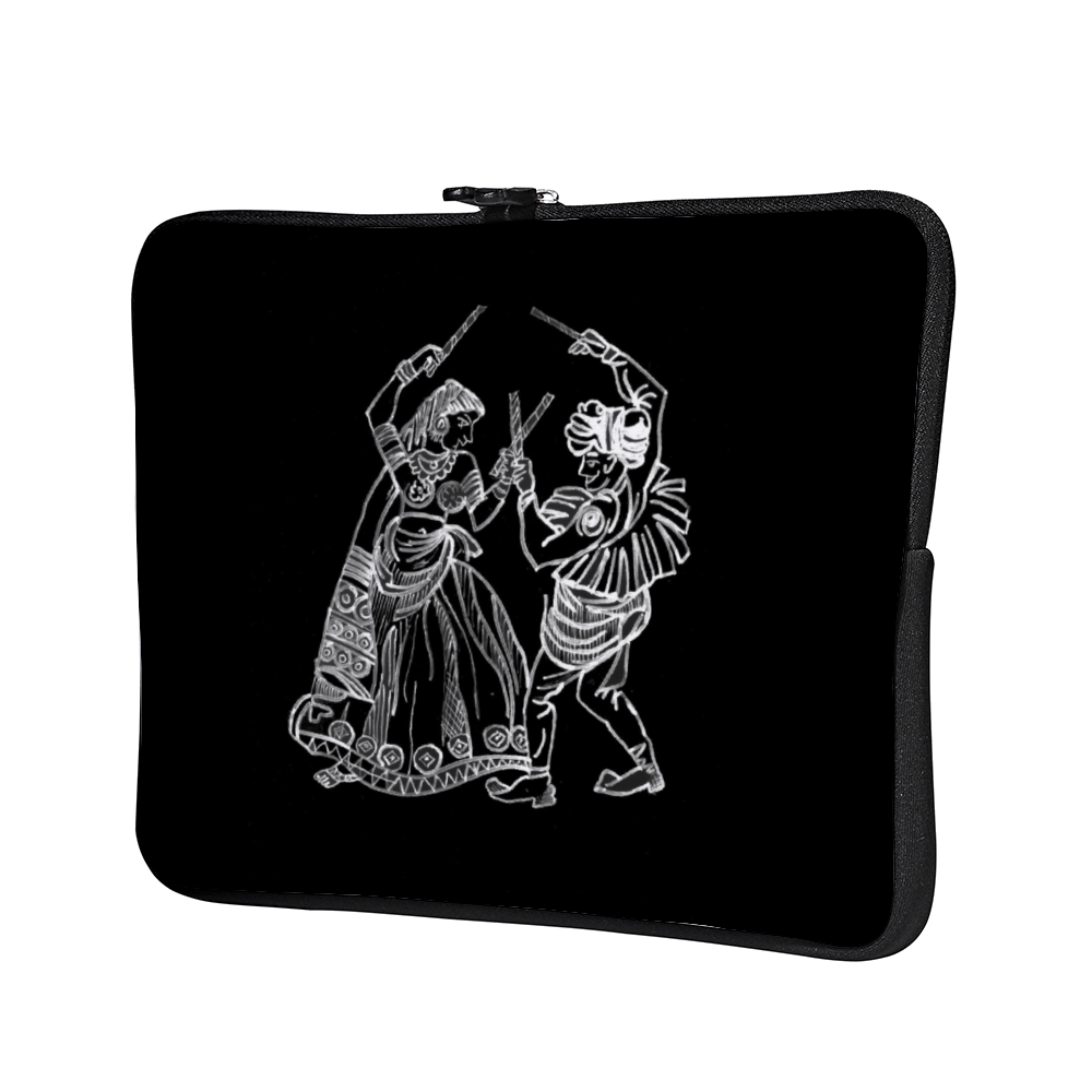 A Rhythm of Dandiya - Dancing to My Heritage Laptop Sleeve - Image 3