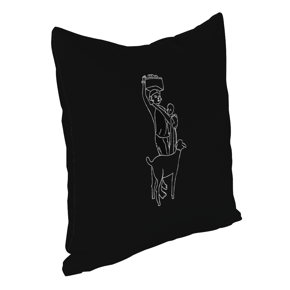A Mother's Journey - The Way's of My Heritage Throw Pillowcase - Image 2