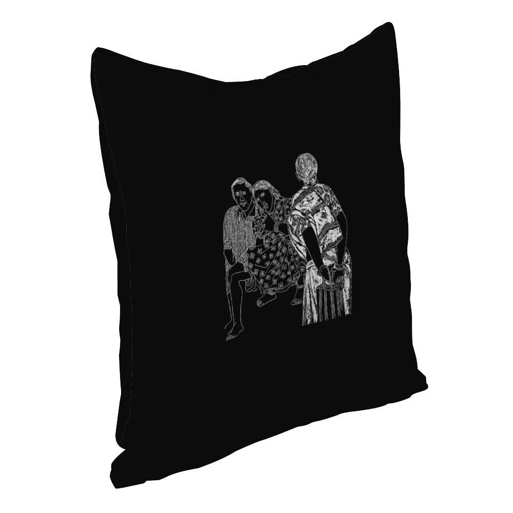 The Onlooker - Stories from My Heritage Throw Pillowcase - Image 2