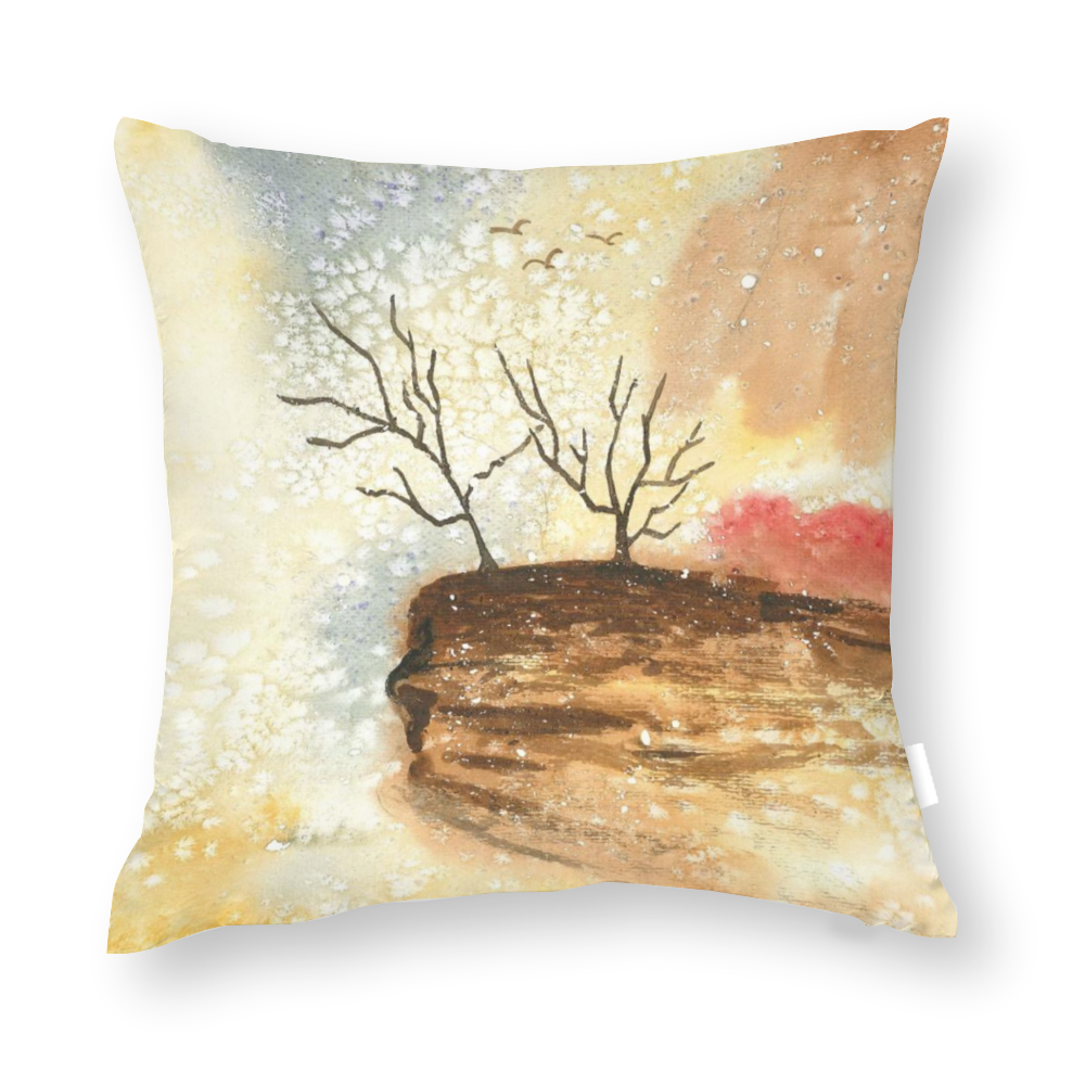Oriental Winter Throw Pillowcase - Image 4