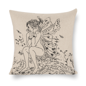 The Stargazer Fairy Linen Pillowcase