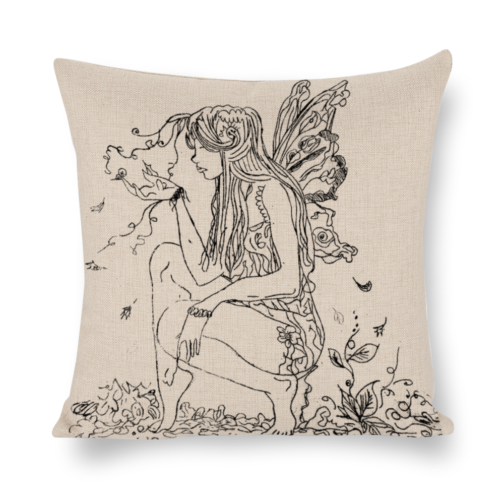 The Dreamcatcher Fairy Linen Pillowcase