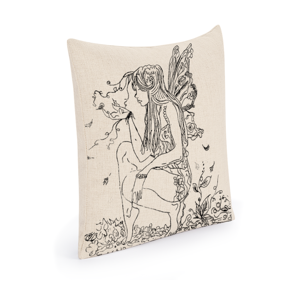 The Dreamcatcher Fairy Linen Pillowcase - Image 3