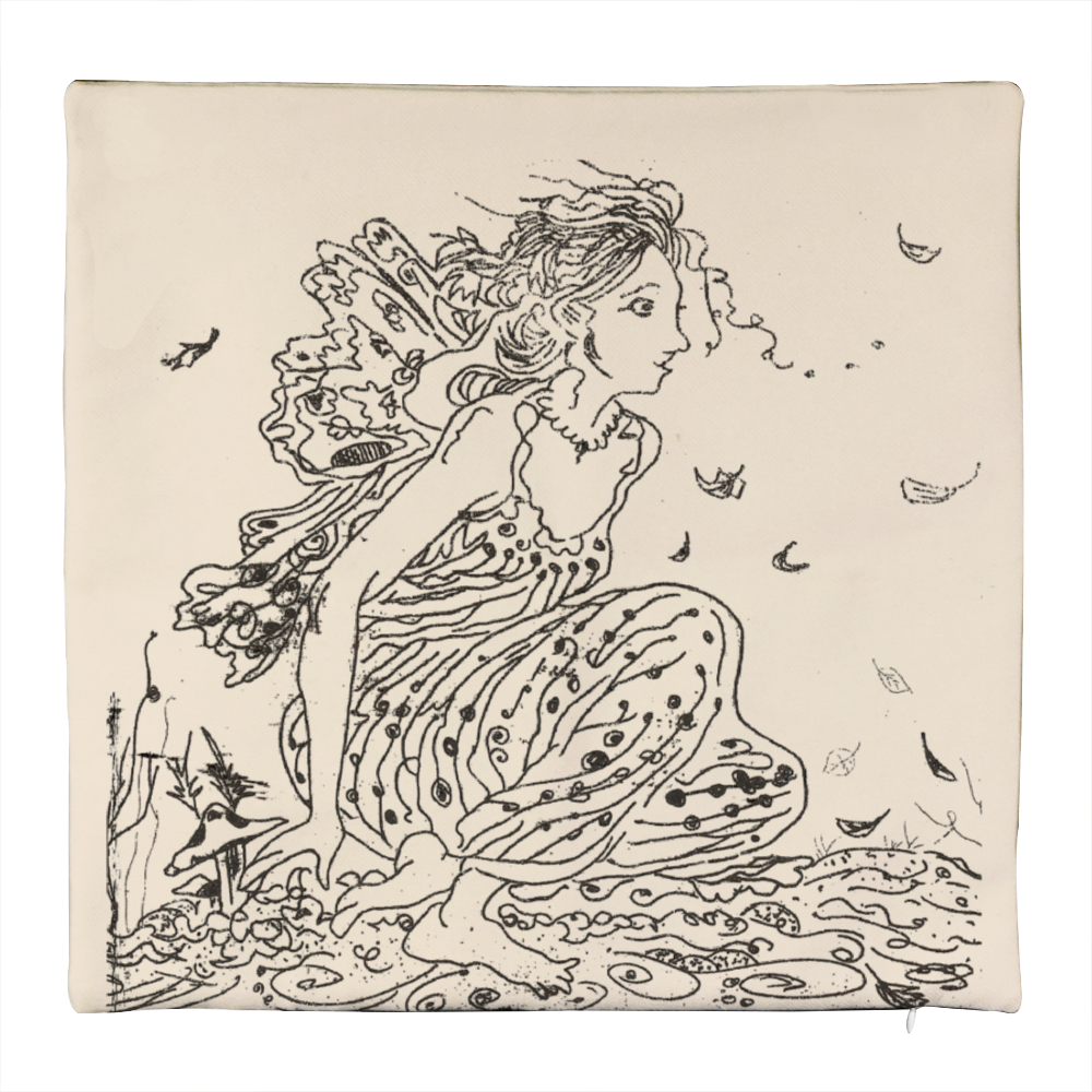 The Fall Fairy Linen Pillowcase - Image 4