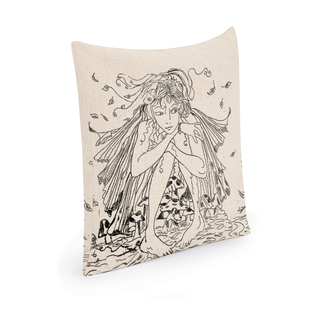 The Magical Meadow Fairy Linen Pillowcase - Image 3
