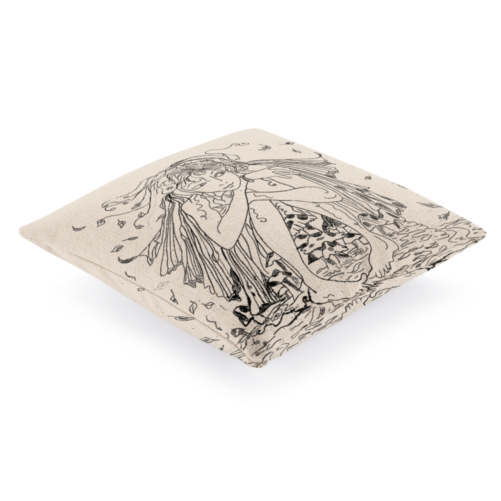 The Magical Meadow Fairy Linen Pillowcase - Image 2
