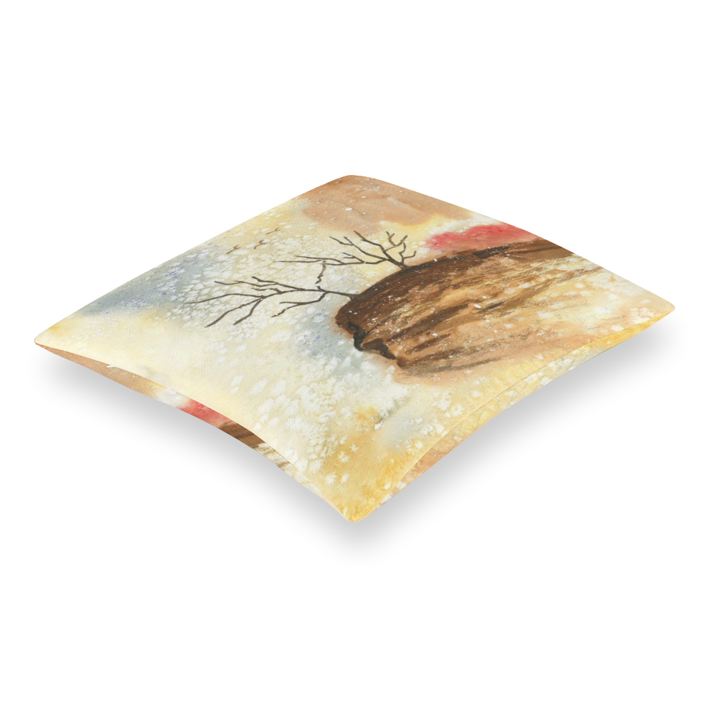 Oriental Winter Throw Pillowcase - Image 3
