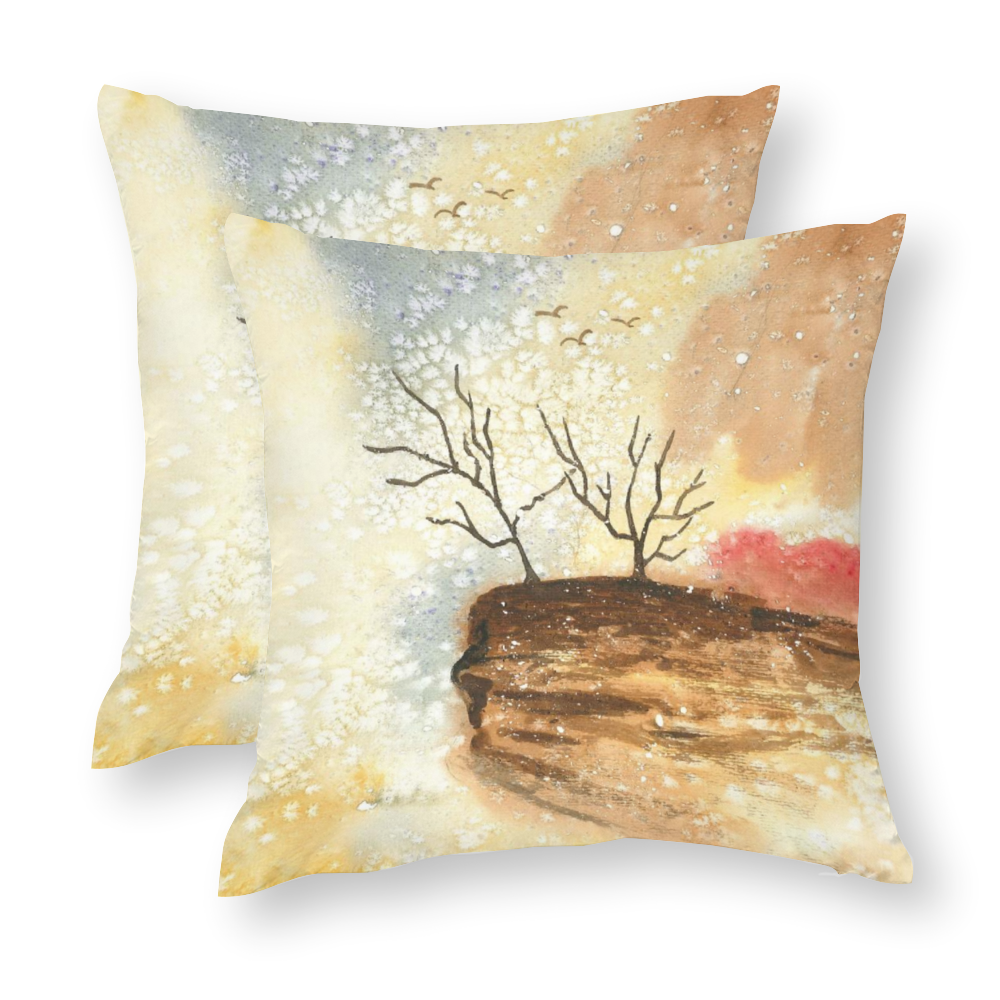 Oriental Winter Throw Pillowcase - Image 6