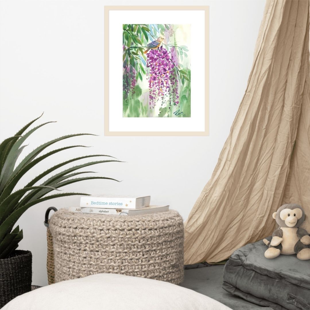 Poetic Landscapes – Song of a Nightingale Print - Image 4