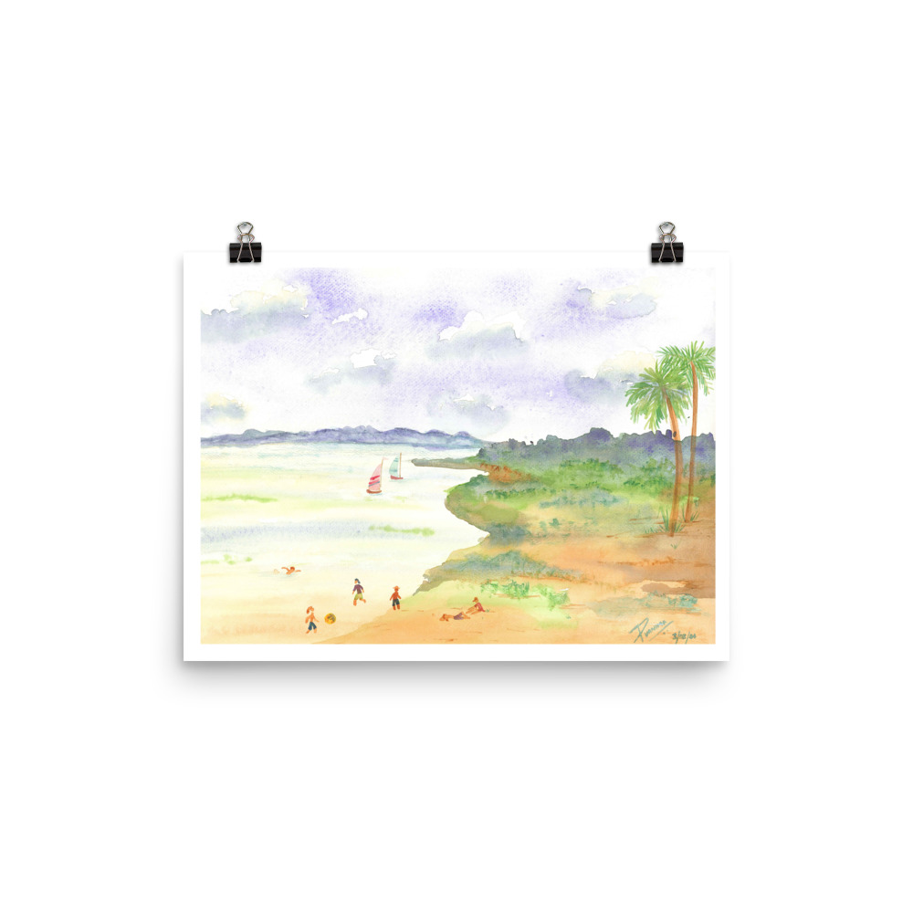Poetic Landscapes - Sea Play Print - Image 2