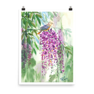 Poetic Landscapes – Song of a Nightingale Print
