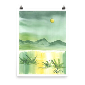 Poetic Landscapes – Nature’s Reflection Print
