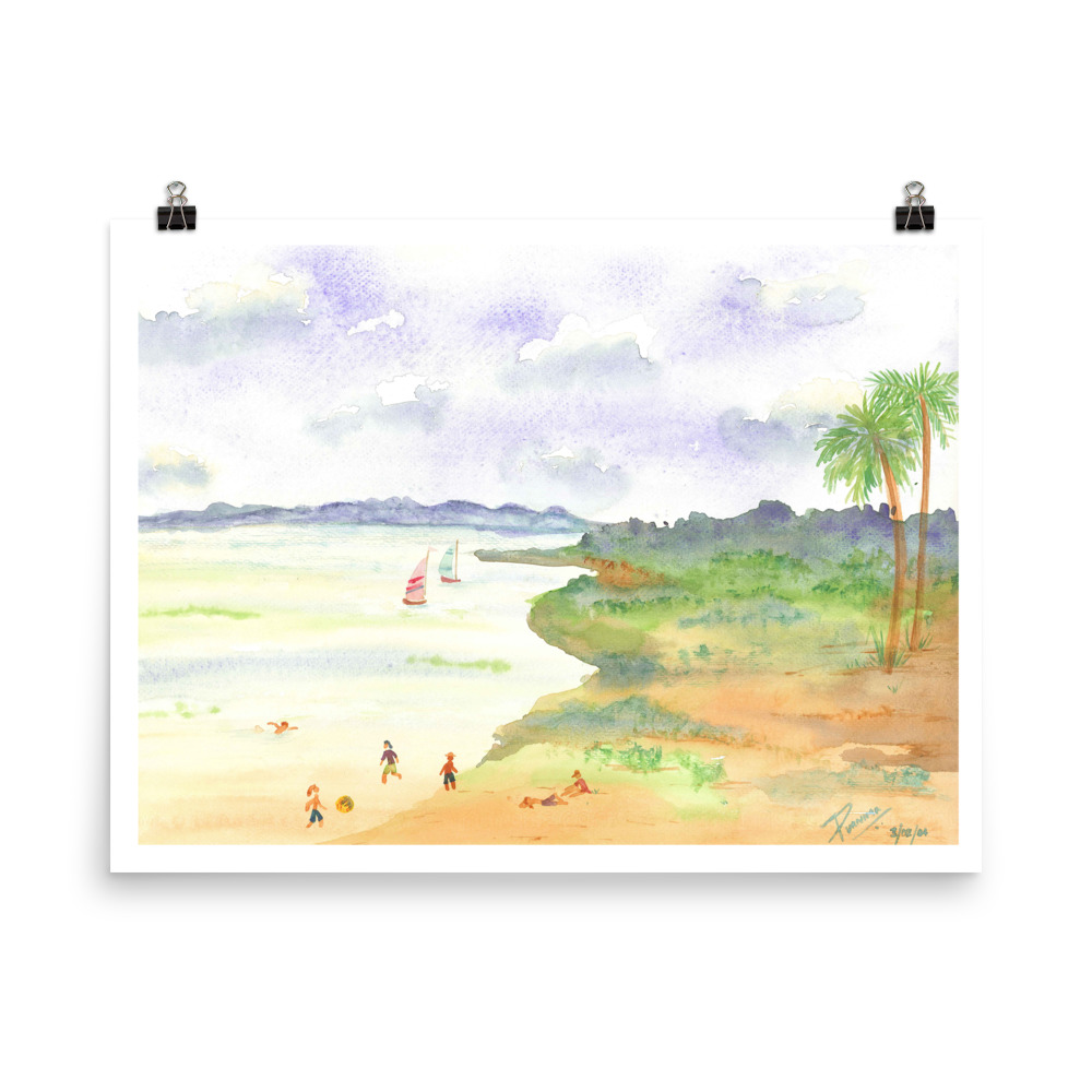 Poetic Landscapes - Sea Play Print