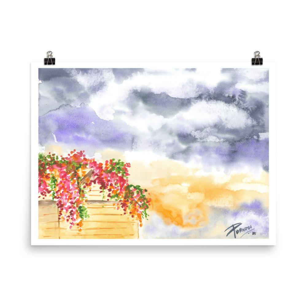 Poetic Landscapes - Storm Blooming Print