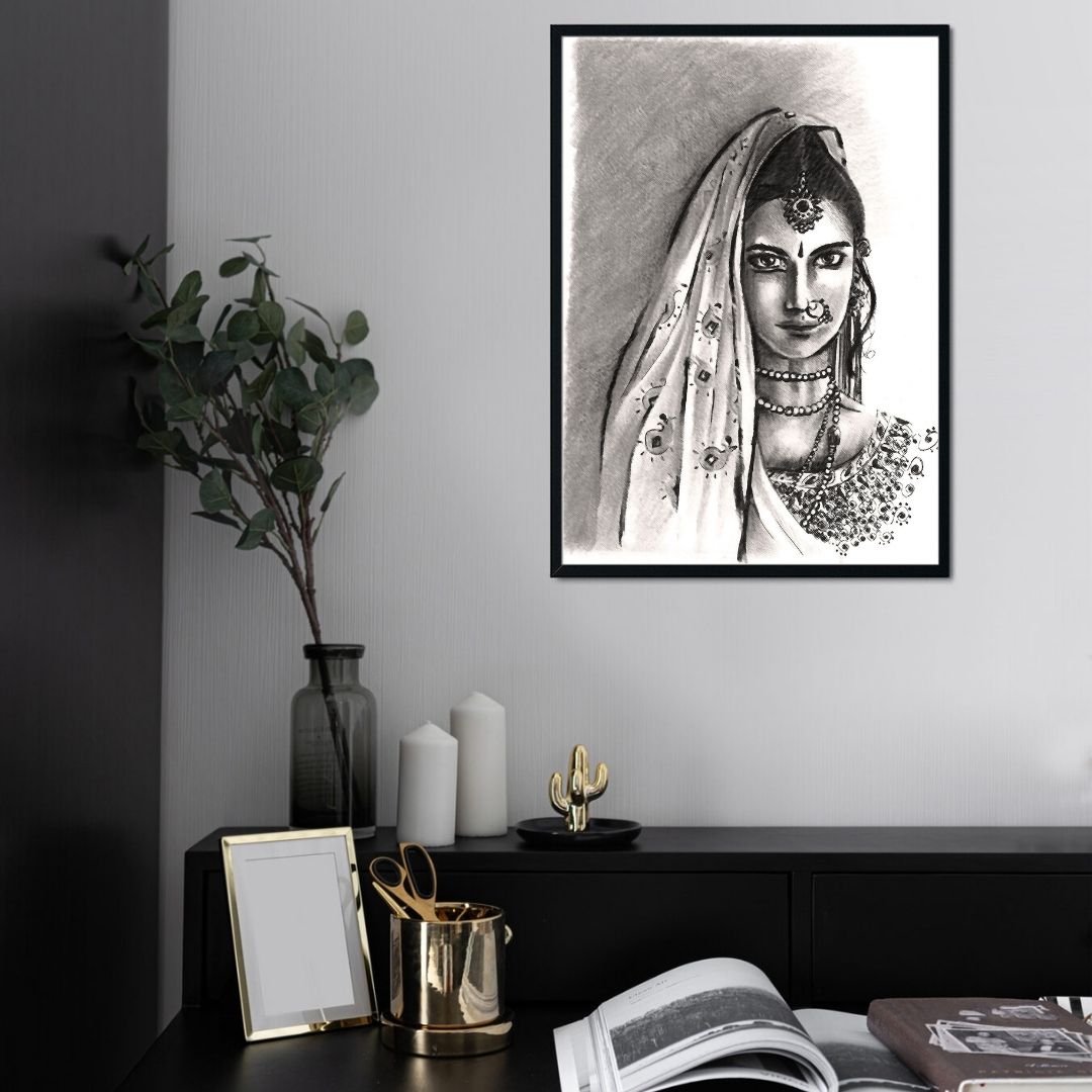 The Marks of Womanhood - The Sari Stories Print - Image 4