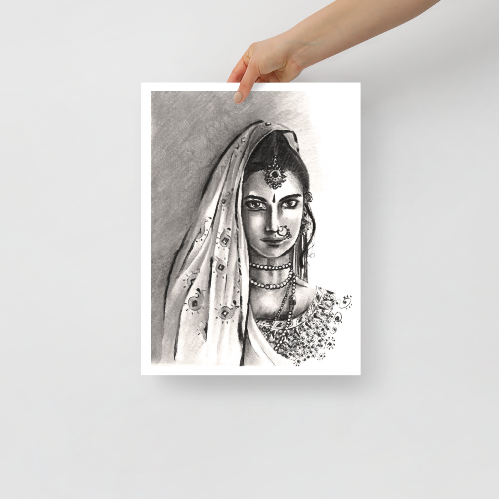 The Marks of Womanhood - The Sari Stories Print - Image 3